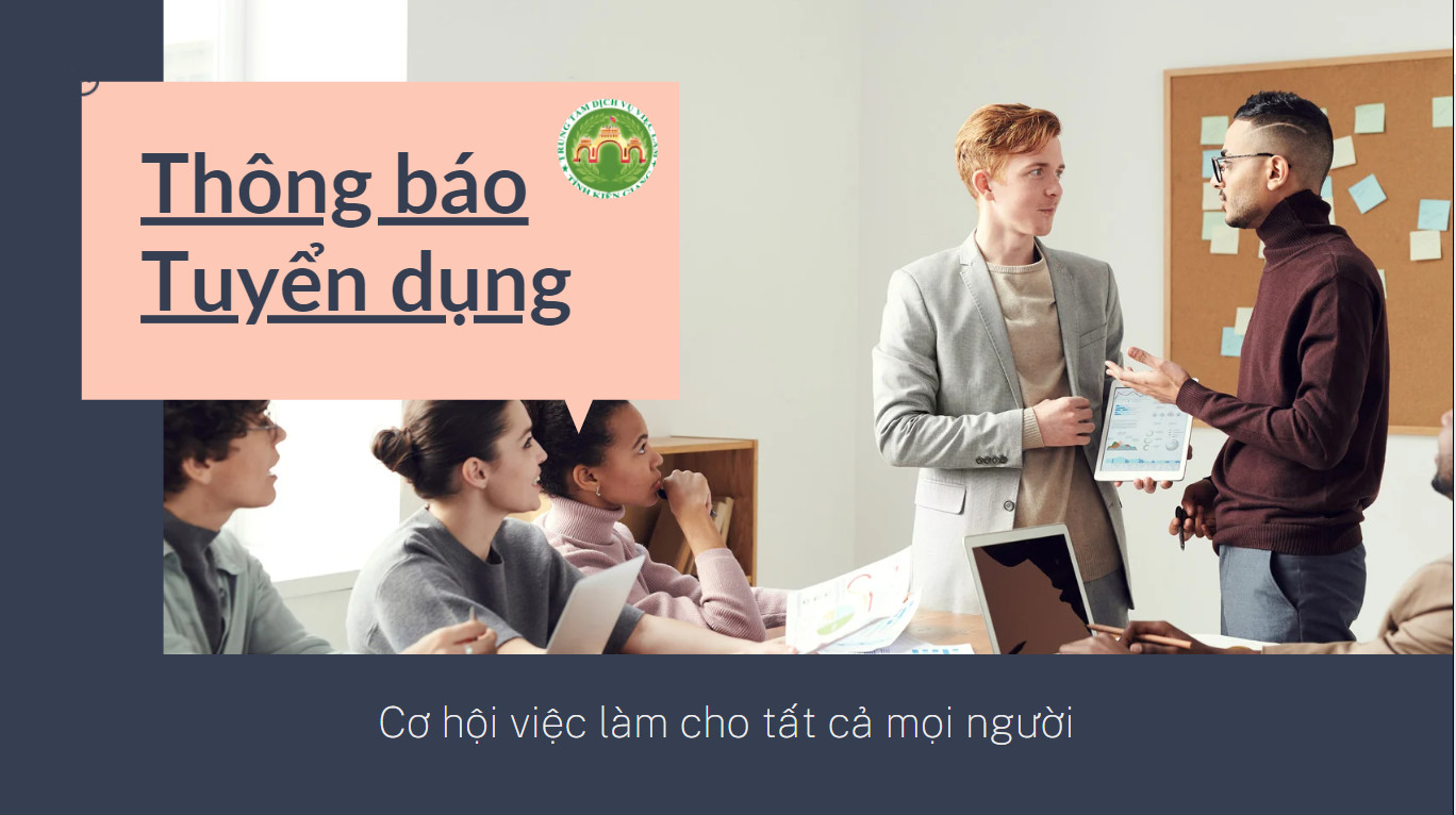 THÔNG BÁO TUYỂN LAO ĐỘNG